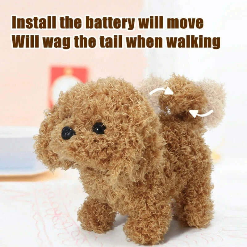 Image of Cute Electric Plush Dog Toy – Perfect for Kids 2+, Realistic and Cuddly, Best Interactive Dog Toy. Shop now at OleOle.