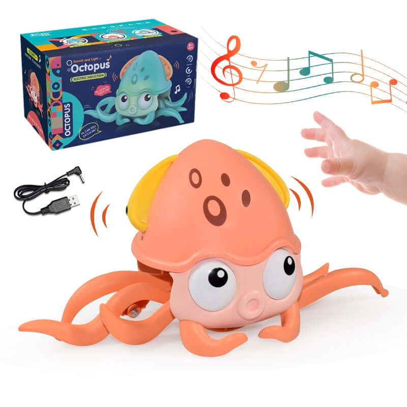 Image of Crawling Crab Octopus Toy - Engage and Delight with Adorable, Interactive Playtime. Shop now at OleOle.