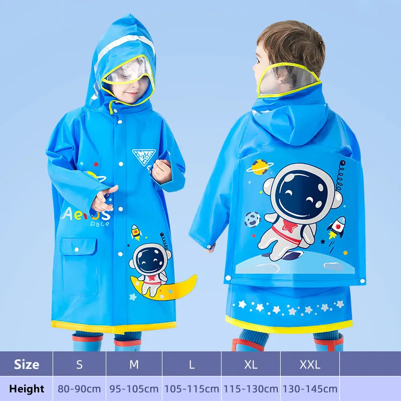 Image of Kids Waterproof Poncho Raincoat (2+ years) – Stylish Protection! Buy now at OleOle.