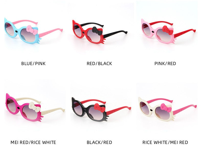 Image of Adorable Hello Kitty Sunglasses: Stylish eyewear for girls (3-8 years), perfect for sunny adventures! Shop now at OleOle.