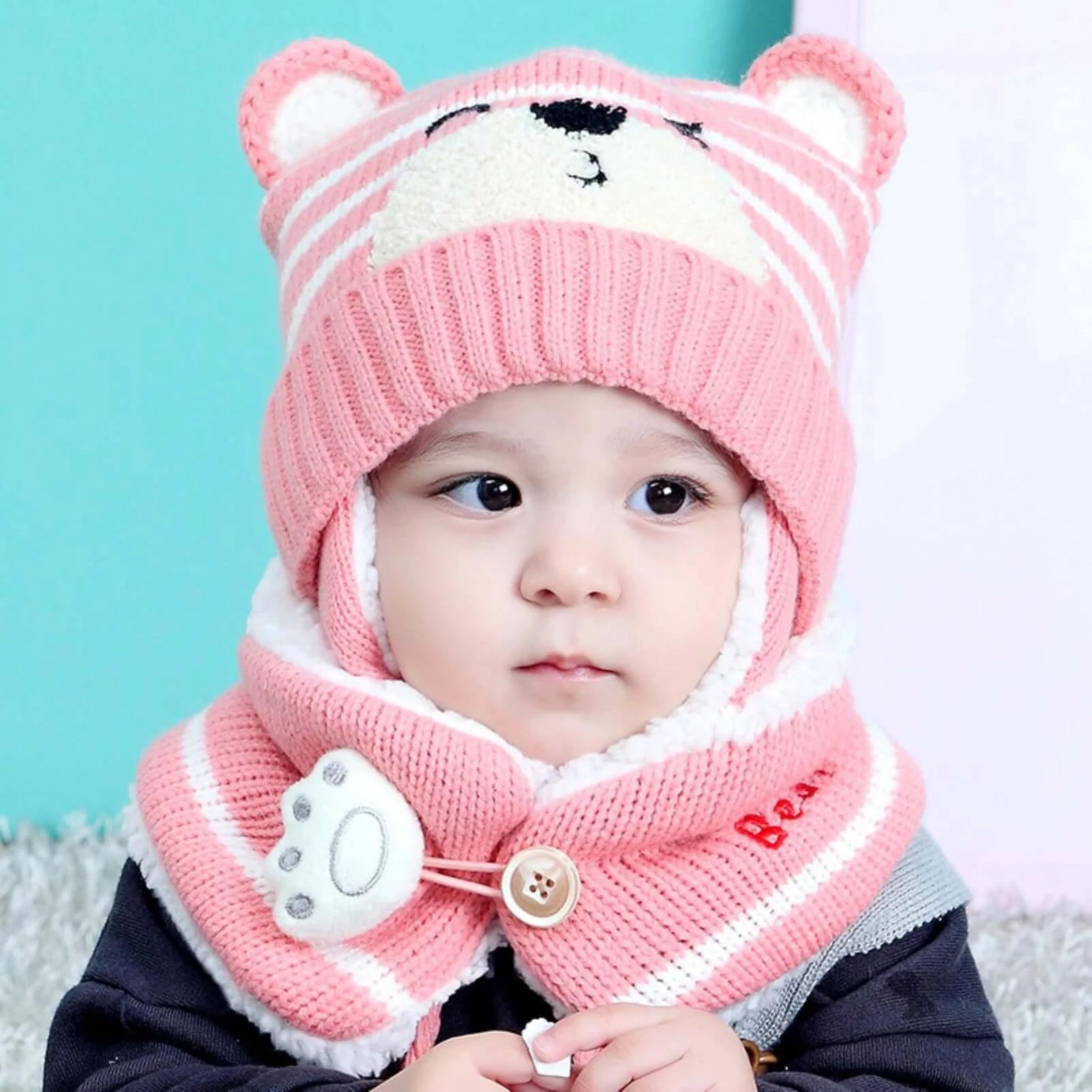 Baby girl best sale snow hat