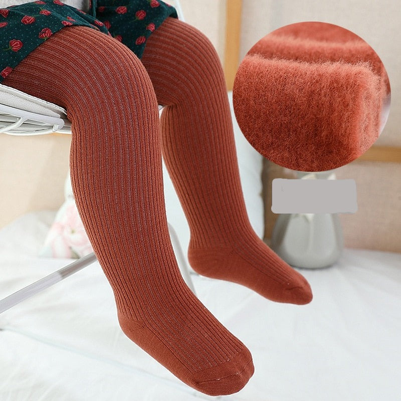 Image of Cute and Cosy Knitted Baby Girl Pantyhose, Sizes 0-6yrs - Perfect for Every Little Fashionista! Shop now at OleOle.