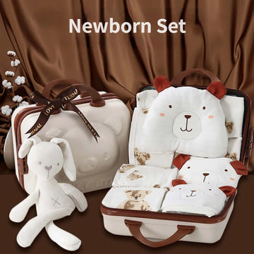 Newborn Baby Shower Gift Set with Suitcase (19 -26pcs/Set)