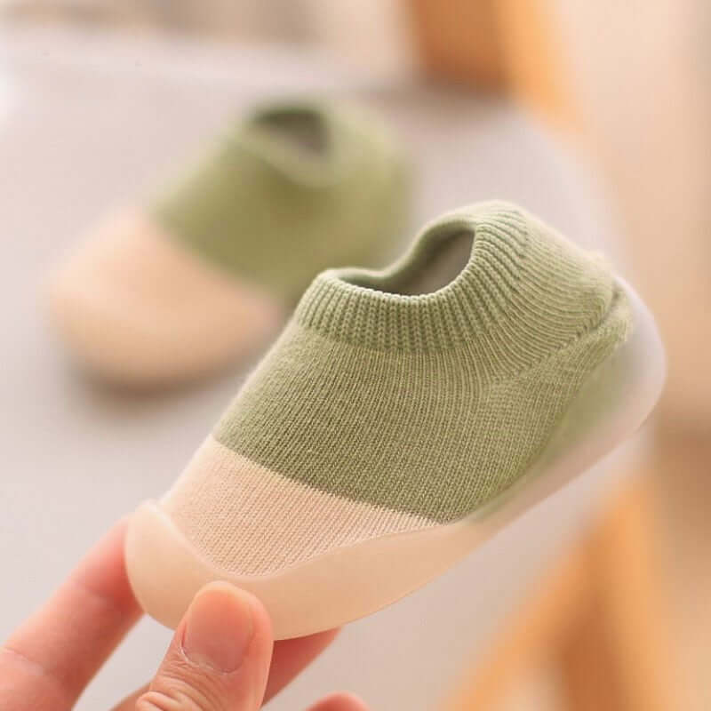 Image of Soft soled infant socks shoes for cozy steps - Ideal for baby boys and girls (0-4 yrs). Shop now at OleOle.