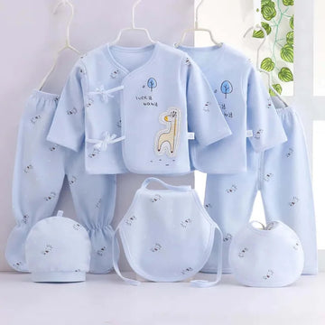 OleOle 7 Pcs Newborn Baby Clothing Set - Best Baby Shower Gift