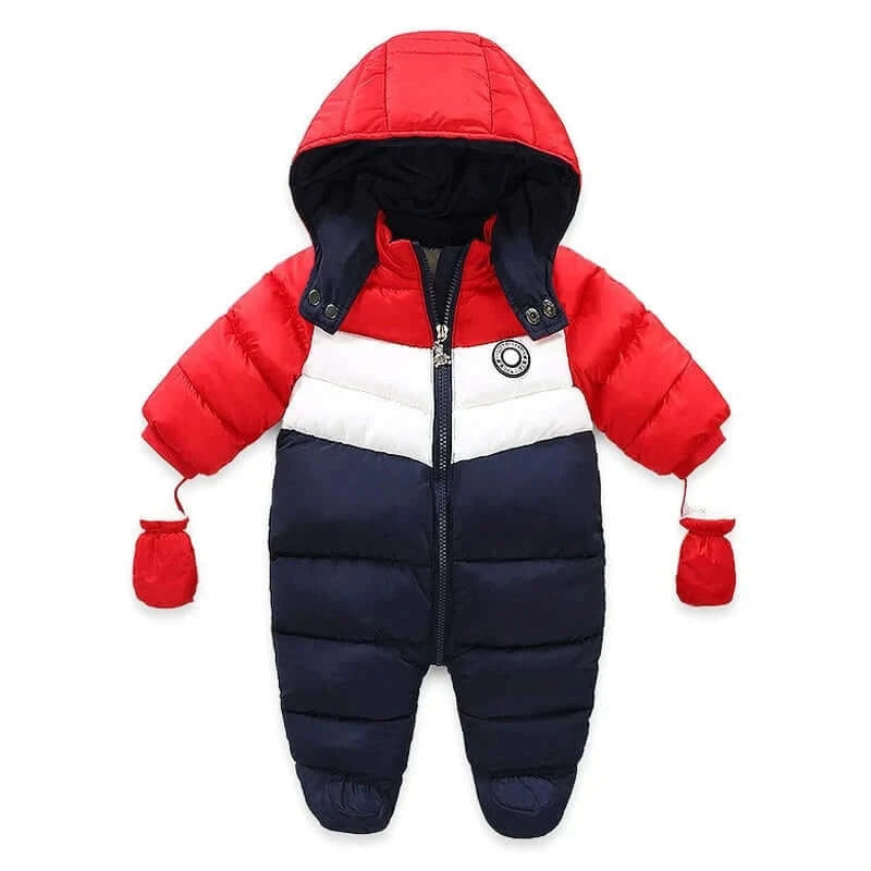 Image of Newborn Fleece Warm Jumpsuit Jacket - Perfect for Winter, Autumn & Spring - Shop now at OleOle