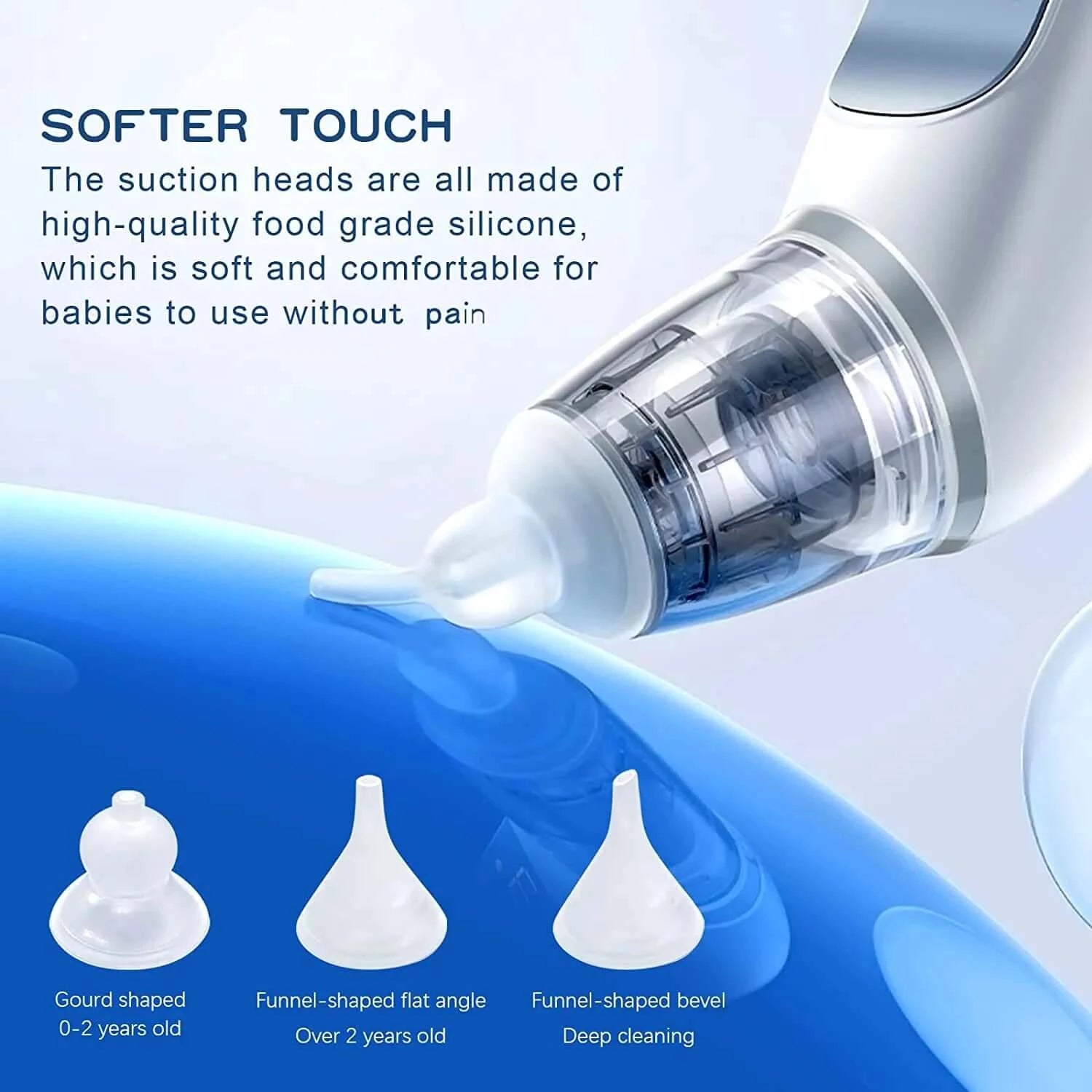 Image of OleOle Nasal Aspirator: Gentle and Effective Infant Nose Suction for Congestion Relief