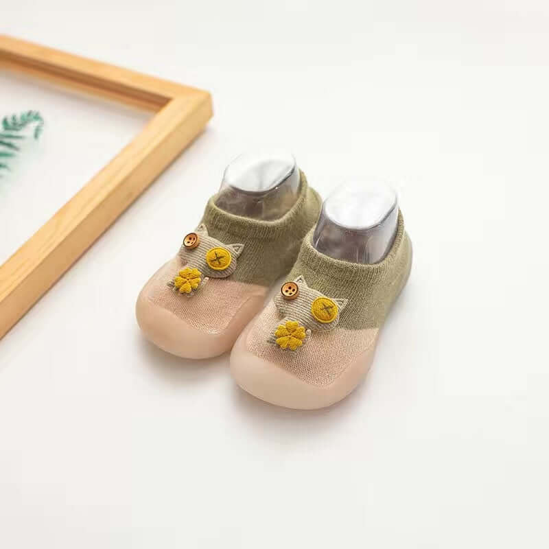 Image of Soft soled infant socks shoes for cozy steps - Ideal for baby boys and girls (0-4 yrs). Shop now at OleOle.