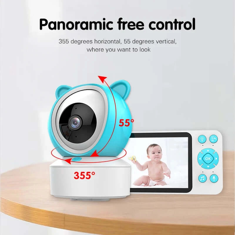 Image of Smart WiFi FHD A/V Baby Monitor Camera - Crystal Clear Video, Two-Way Audio, Motion Detection. Shop now at OleOle.