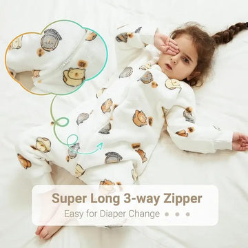 Kids Flannel Warm Onesie Sleepsack (1 - 7 yrs)