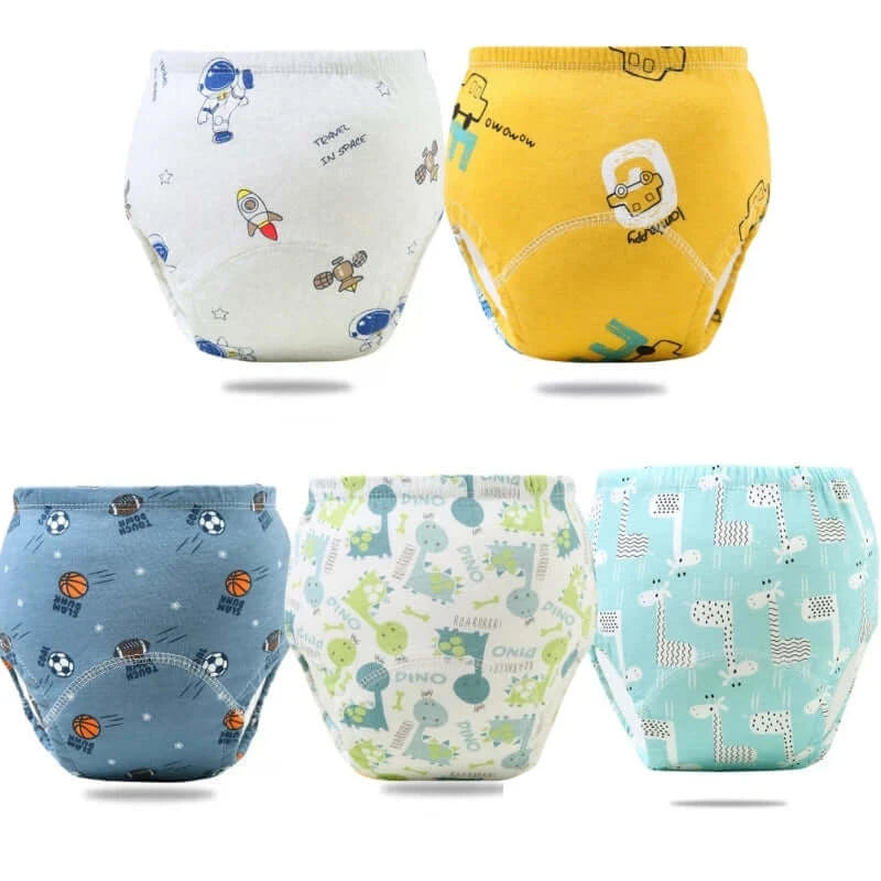 Image of Reusable Baby Nappy Set - Eco-Friendly Toilet Training Pants. Shop now at OleOle.