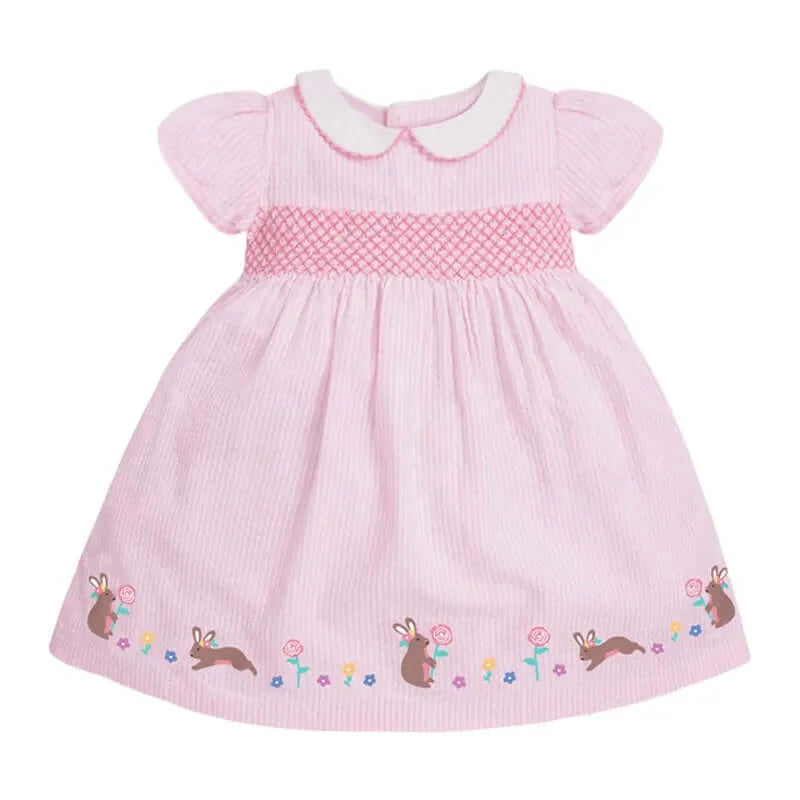 Image of Baby Girls Summer Dress Collection, Ages 2-7: Stylish dresses for a cool and chic summer look. Shop now for irresistible deals at OleOle.