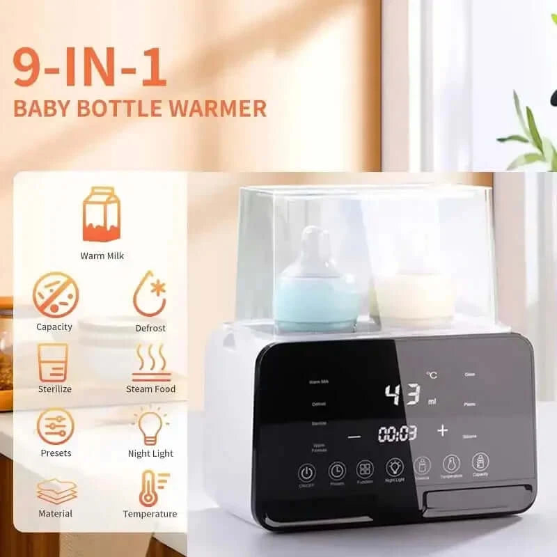 Image of Smart Baby Bottle Warmer and Sterilizer - Fast Heating, 48H Constant Temp - Shop now at OleOle.