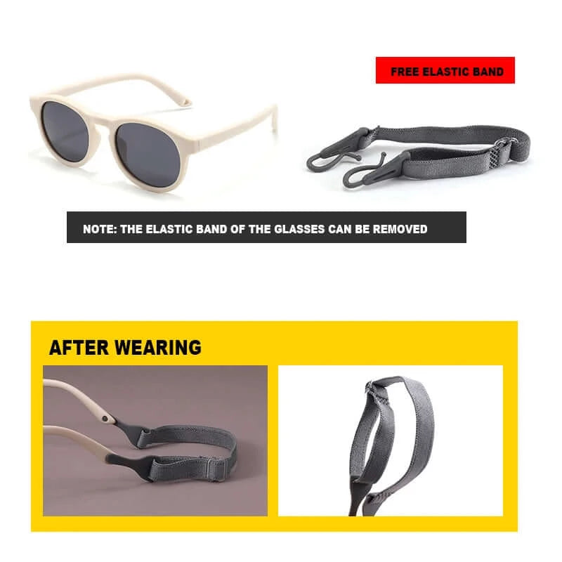 Image of Baby's First Sunglasses with Flexible Strap for Ages 2-5 on Sale Now at OleOle!