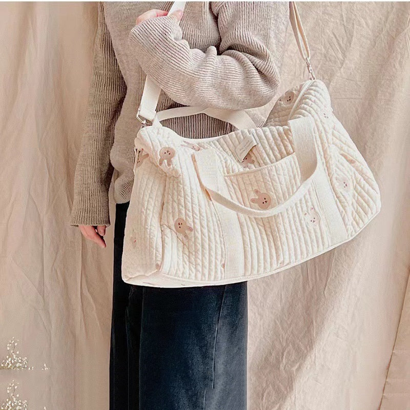 Image of Spacious Maternity Diaper Bag: Chic design for comfort and convenience. Perfect for moms on the go! Shop now at OleOle.