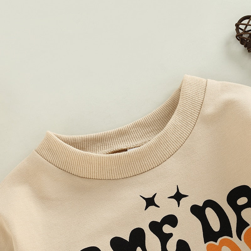 Image of Football Game Day Sweatshirt Romper for Boys & Girls - Infant Bodysuit ages 0-18 months - Cosy style for the littlest fans! Available at OleOle.