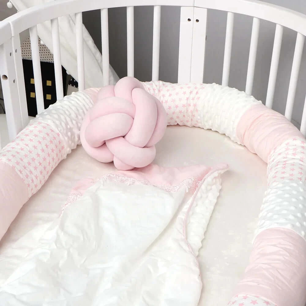 Image of Cotton Cot Cushion Bumpers - Safety and Comfort Solution for Baby Cots. Shop now at OleOle.