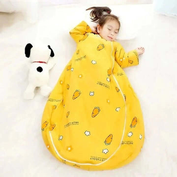 Kids Thick & Thin Sleeping Bags - All Seasons Cotton Sleep Sacks for Babies. Order now at OleOle.