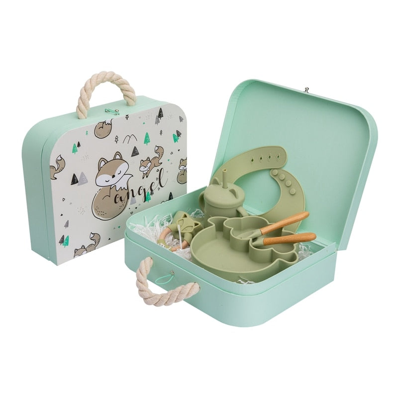 Image of Feeding Set: Perfect for Baby & Kids. Includes Gift Box! Shop now at OleOle.