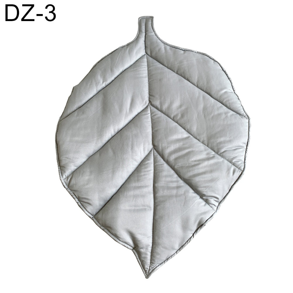 Image of Cosy Leaf Design Play Mat for Newborns: Soft, Safe, and Stylish Home Decor. Shop now at OleOle.