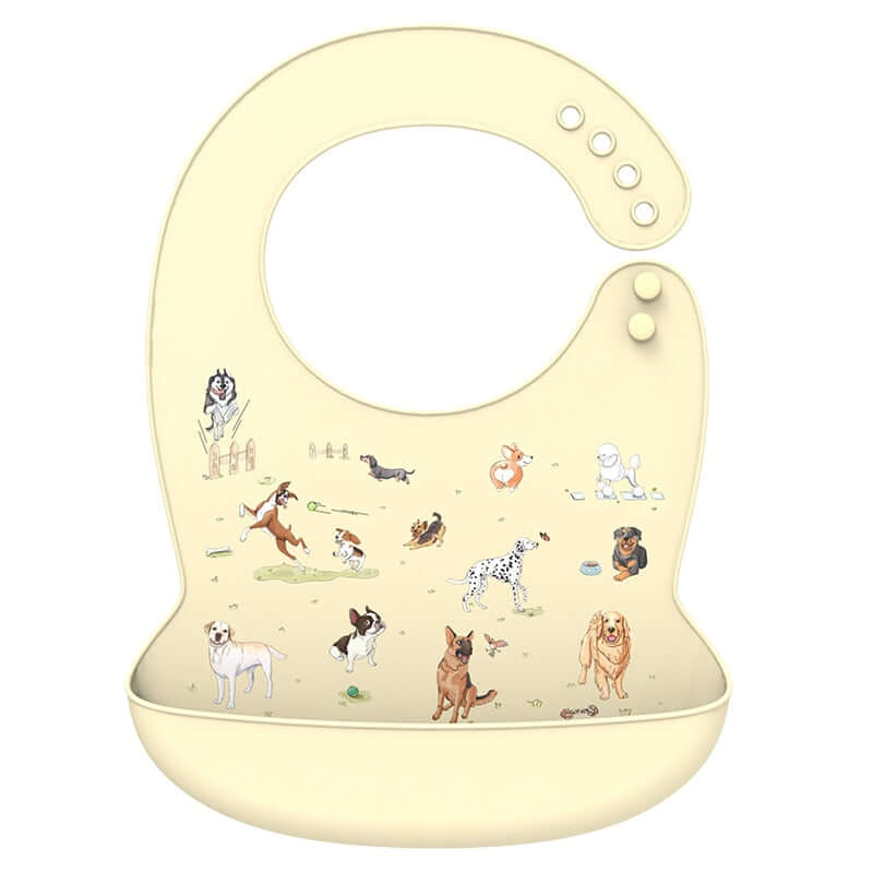 Image of Adjustable Silicone Baby Bib - On Sale Now at OleOle ! Easy-to-clean and comfortable bib for mess-free mealtimes.