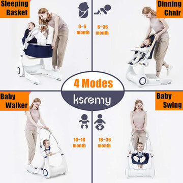 OleOle Premium Multifunctional 4 in 1 Baby High Chair Feeding Seat