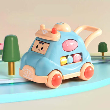 Musical Cartoon Car Toy for Baby