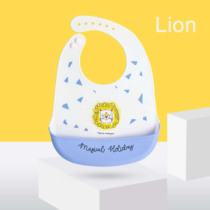 Image of Adjustable Silicone Baby Bib - On Sale Now at OleOle ! Easy-to-clean and comfortable bib for mess-free mealtimes.