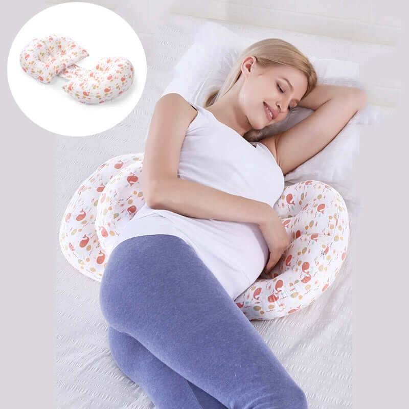 Image of Comfortable maternity support pillow for pregnant women - waist pillow for restful nights. Shop now at OleOle.