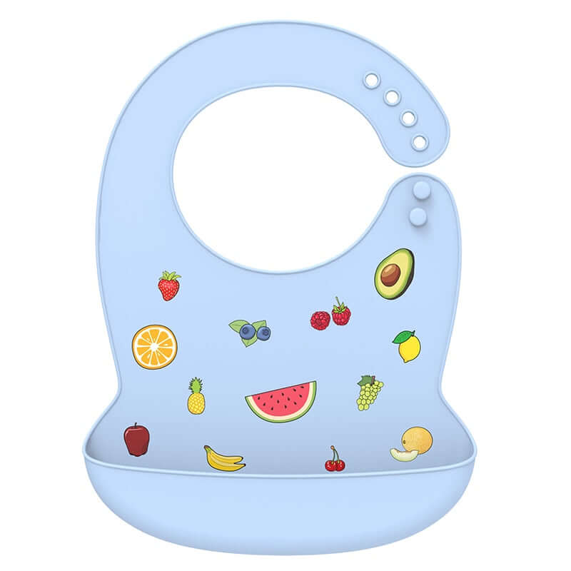 Image of Adjustable Silicone Baby Bib - On Sale Now at OleOle ! Easy-to-clean and comfortable bib for mess-free mealtimes.