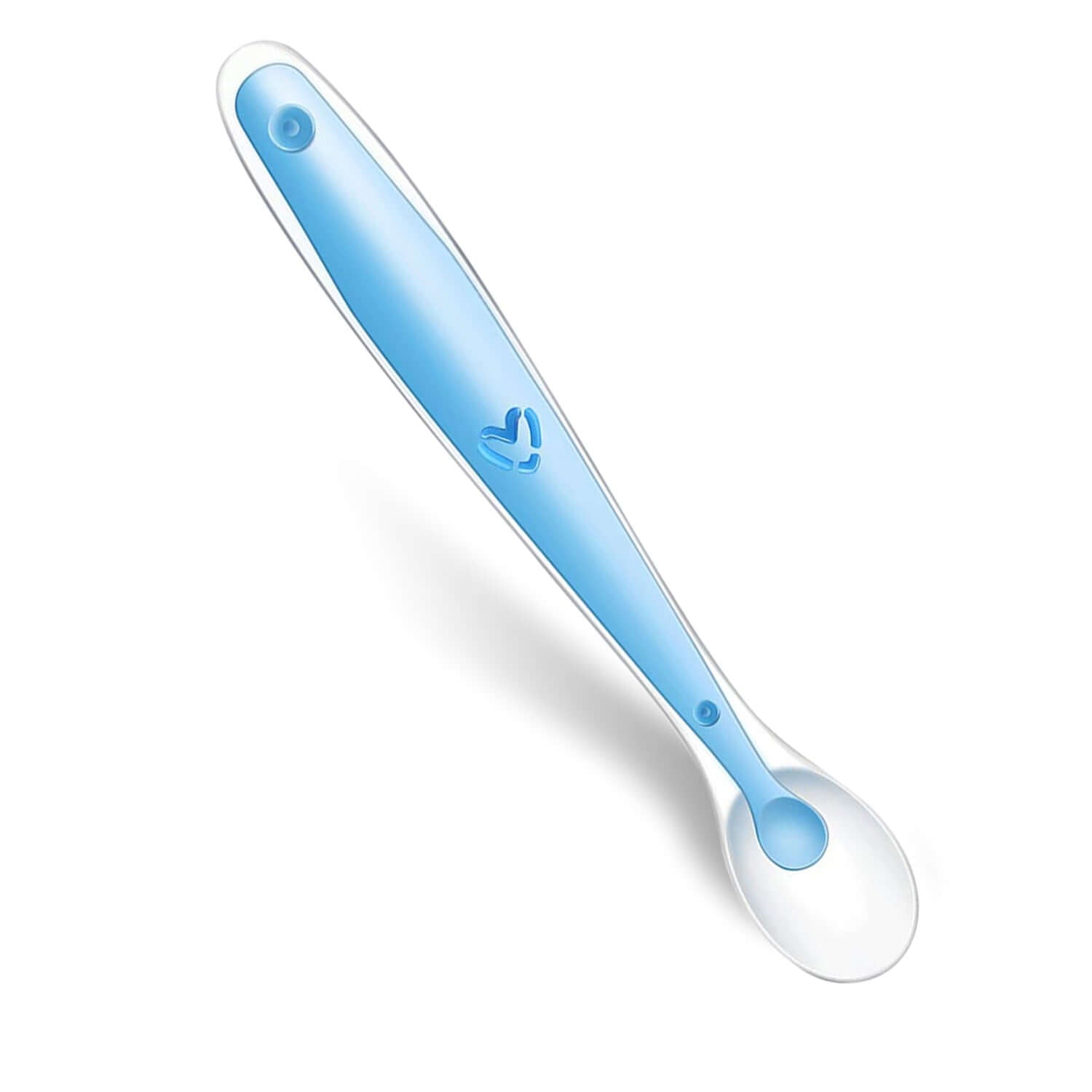 Image of Baby Silicone Spoon: Soft, Safe, and On Sale at OleOle! Complete with Storage Box for a Mess-Free Feeding Experience.