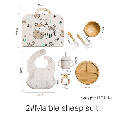 Image of Feeding Set: Perfect for Baby & Kids. Includes Gift Box! Shop now at OleOle.