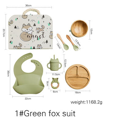 Image of Feeding Set: Perfect for Baby & Kids. Includes Gift Box! Shop now at OleOle.