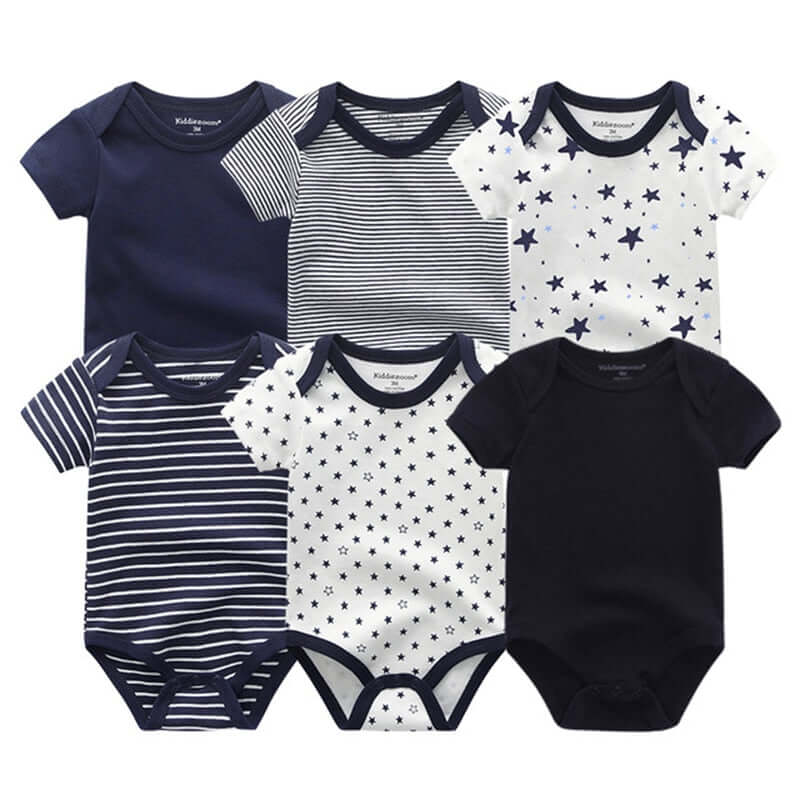 A Set of 6 Handmade Unisex Baby Jumpsuits, perfect for your little one from OleOle.