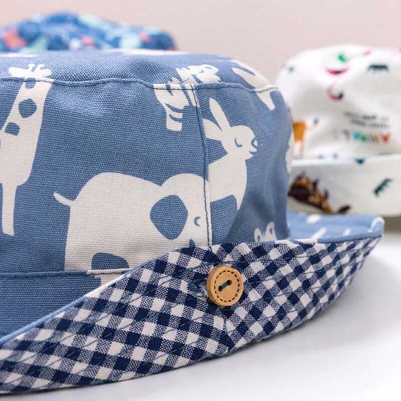 Image of Stylish Summer Hats for Kids (6mo-10yrs): Cotton Bucket & Panama Cap. Shop now at OleOle.