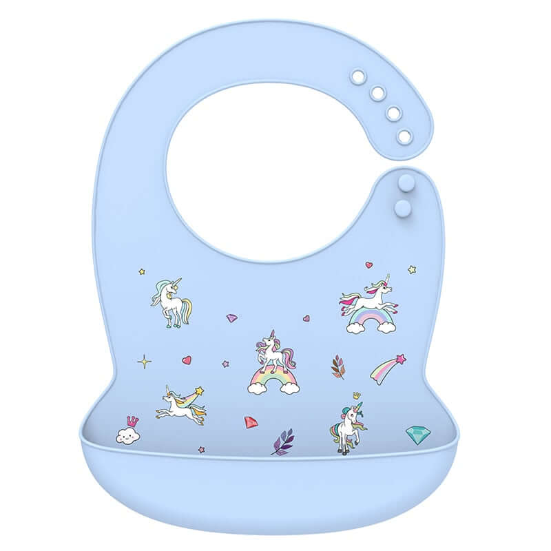 Image of Adjustable Silicone Baby Bib - On Sale Now at OleOle ! Easy-to-clean and comfortable bib for mess-free mealtimes.