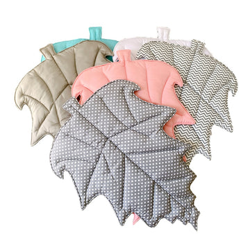 Image of Cosy Leaf Design Play Mat for Newborns: Soft, Safe, and Stylish Home Decor. Shop now at OleOle.