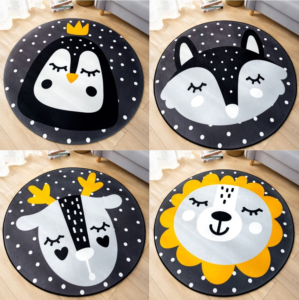 Image of Nordic Style Kids Rugs - Cosy floor mats for bedrooms & playrooms (0.6m-1.5m). Elevate your decor with warmth & style! Shop now at OleOle.