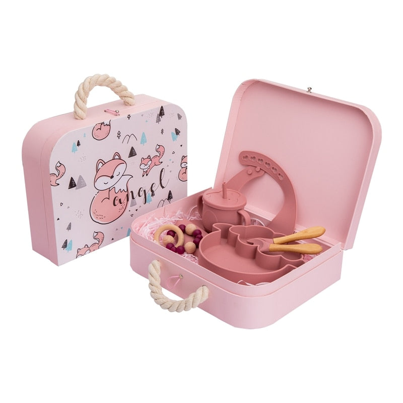 Image of Feeding Set: Perfect for Baby & Kids. Includes Gift Box! Shop now at OleOle.