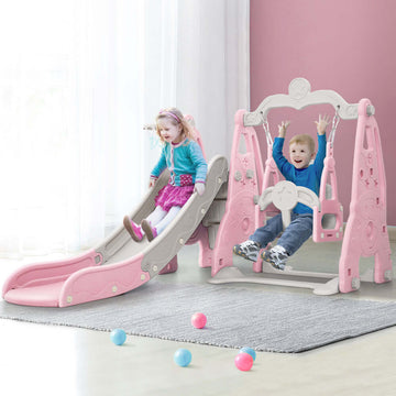 Children's Swing Set with Slide