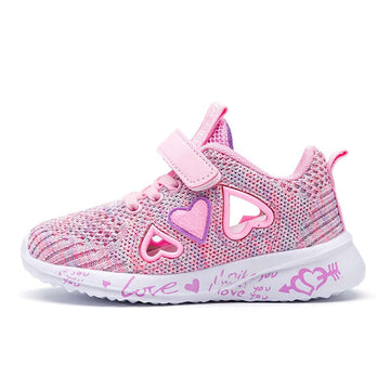 Light Mesh Girls Running Sneakers (2 - 8 yrs)