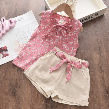 Summer Fashion Baby Girl Chiffon Clothing Set (2 - 6 yrs)