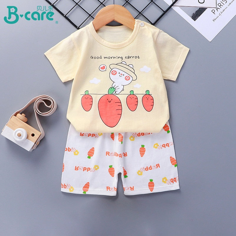 Image of Baby T-Shirt & Pant Set (9m - 5yrs). Stylish comfort for your little one's summer adventures! Shop now at OleOle.