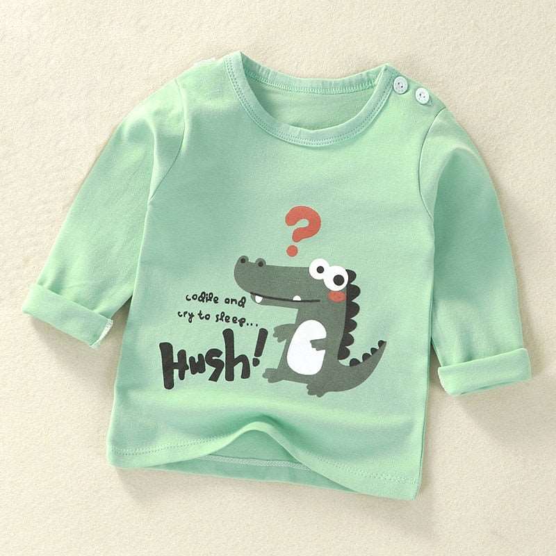 Image of Cute Cartoon Tops: Perfect T-shirts for Boys & Girls (2-6 Years). Playful style for your little ones! Shop now at OleOle.