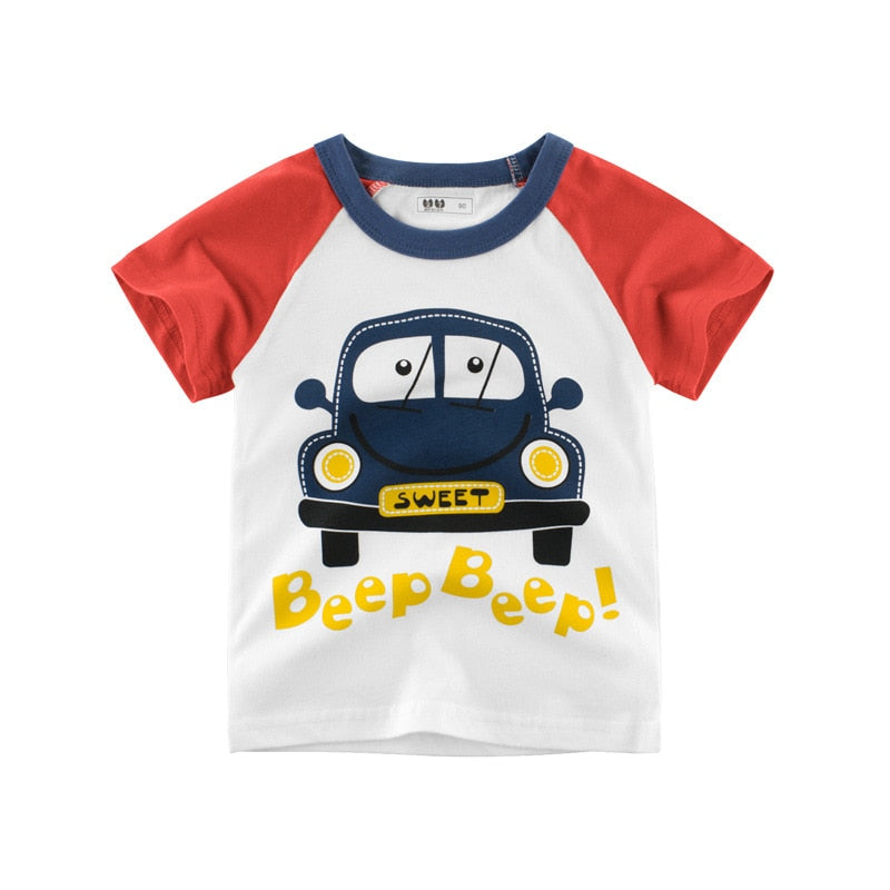 Image of Trendy T-Shirts for Boys (1-6 yrs) - Cool, Comfortable, and Adorable Designs! Shop now at OleOle.