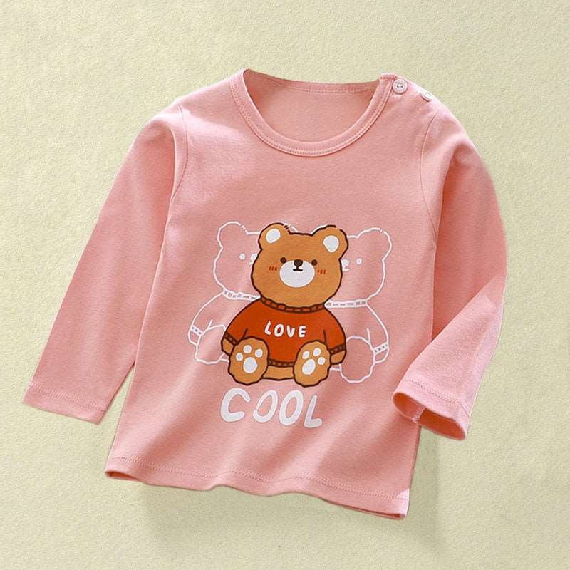 Image of Cute Cartoon Tops: Perfect T-shirts for Boys & Girls (2-6 Years). Playful style for your little ones! Shop now at OleOle.