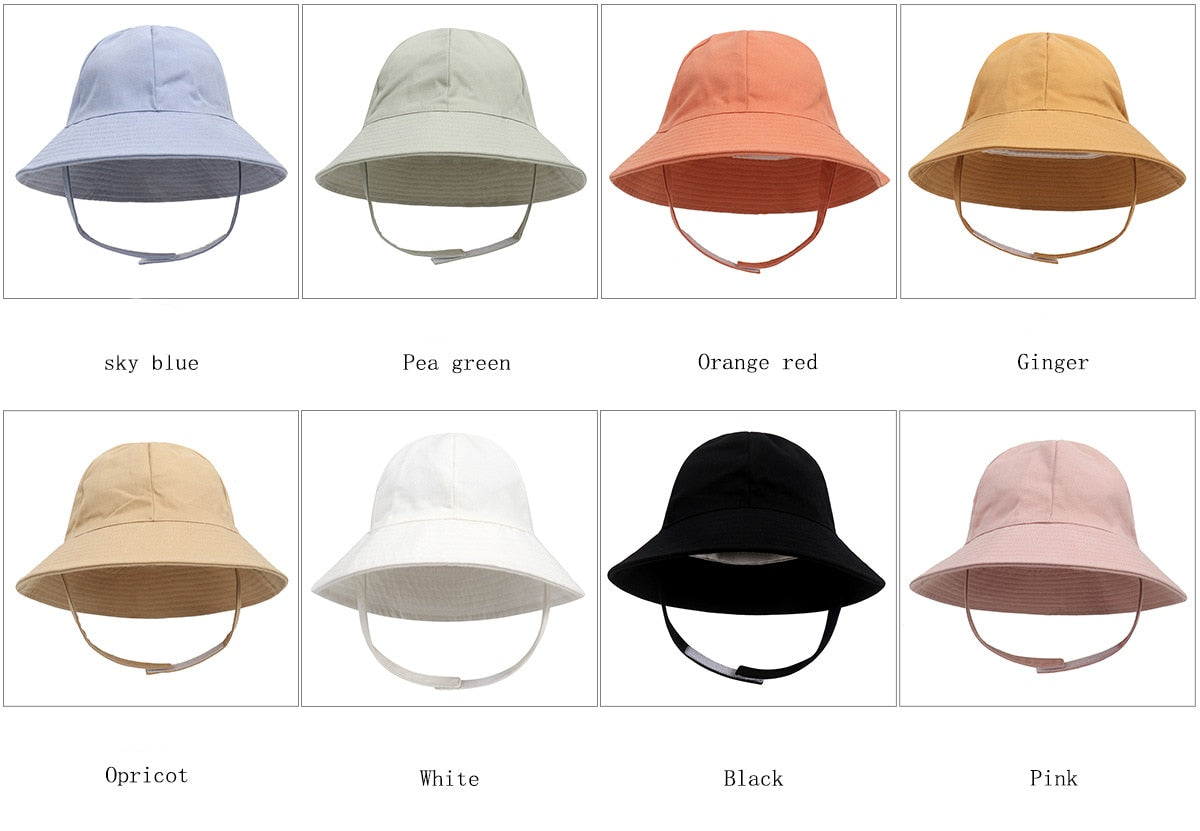 Image of Trendy Bucket Hats for Baby Boys & Girls (3m-8yrs) – Summer Ready! Shop now at OleOle.