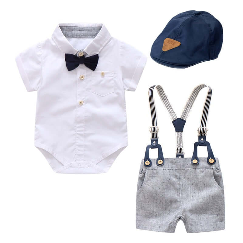 Image of Baby Boy Romper: Adorable Bodysuit Clothes Collection, 3 months to 2 years. Shop now at OleOle for the cutest styles at a special sale price!