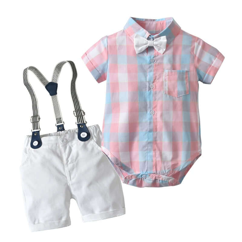 Image of Baby Boy Romper: Adorable Bodysuit Clothes Collection, 3 months to 2 years. Shop now at OleOle for the cutest styles at a special sale price!