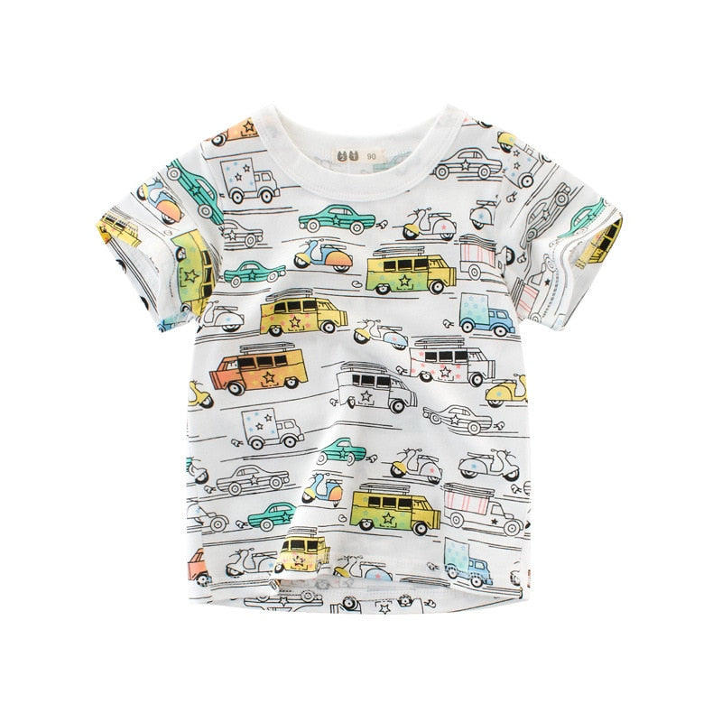 Image of Trendy T-Shirts for Boys (1-6 yrs) - Cool, Comfortable, and Adorable Designs! Shop now at OleOle.